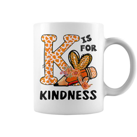 Leopard Unity Day World Kindness Day K Is For Kindness Coffee Mugs