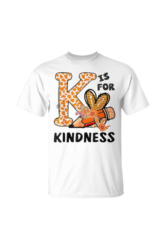 Leopard Unity Day World Kindness Day K Is For Kindness TShirt