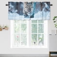 thumbnail image 1 of Leopard Valance Curtain for Kitchen African Safari Wildlife Animal Cheetah Winter Snow Window Valance for Living Room Bedroom, Kitchen Valance Rod Pocket Window Decor Curtain 54 by 18 in, 1 Panel, 1 of 6
