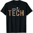 thumbnail image 1 of Leopard Vet Tech Appreciation healthcare workers T-Shirt, 1 of 3