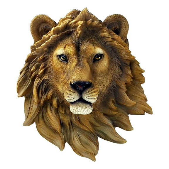 Leopard Wall Decoration Sculpture Bust Wall 20x9.5x23cm