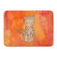thumbnail image 1 of Leopard Watercolor Machine Washable Memory Foam Mat, 1 of 4