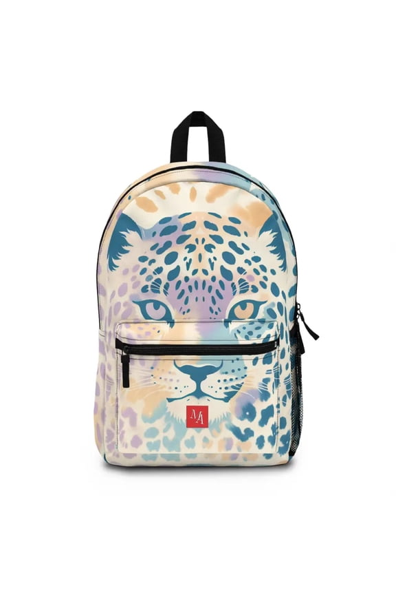 Leopard Whimsy in Pastel Shades - Backpack