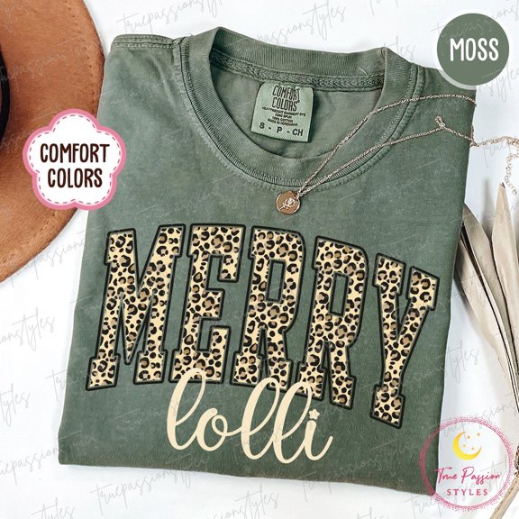 Leopard Winter Lolli Seasonal T-Shirt All Size S-3XL
