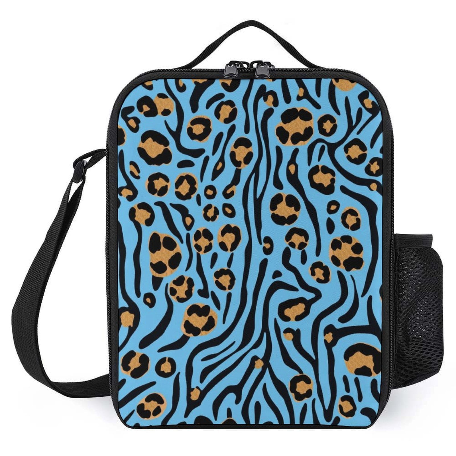 Leopard Zebra Print Lunch Bag Cooler Warm Insulated Lunch Box School Leopard Zebra Print Lunch Bag Cooler Warm Insulated Lunch Box School