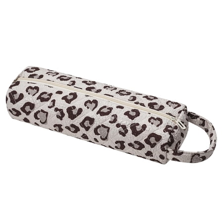 Leopard print Quilted Hair Tools Travel Bag，Hair Styling Accessories Storage Case ,Leopard Print