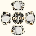thumbnail image 1 of Leopard print is a color Round Table Placemats Set Of 5 Wedge Table Mats Washable Heat Resistant Place Mat For Dining Table Kitchen Farmhouse Restaurant, 1 of 6