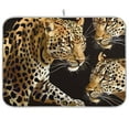 thumbnail image 1 of Leopards Dish Drying Mat Dish Drainer Rack Mats Water Absorbent Non-Slip Easy Clean Heat Resistant for Kitchen Counter, 1 of 1