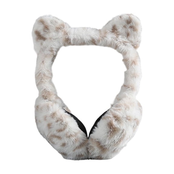 Leopards Ear Muffs For Winter Thermally Protections With Ergonomic Design Lightweight Cold Weather Accessories