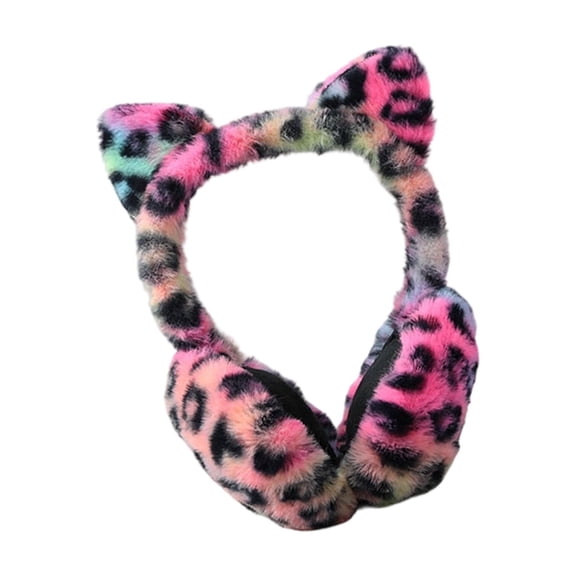 Leopards Ear Muffs For Winter Thermally Protections With Ergonomic Design Lightweight Cold Weather Accessories