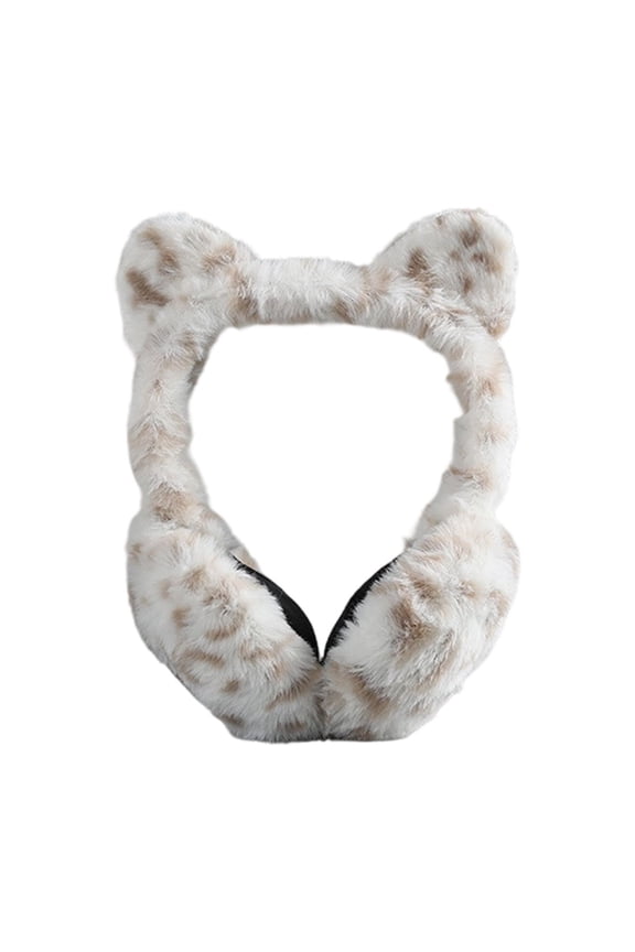 Leopards Ear Muffs Thermal Comfortable Lightweight Winter Accessory For Outdoor