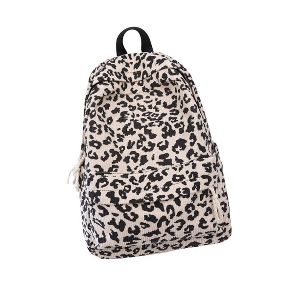 Leopards Print Backpack Students School Bag Autumn Winter Backpack Travel Rucksacks Large Capacity Daypacks