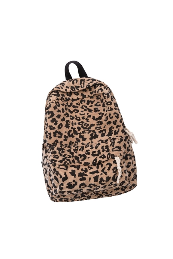 Leopards Print Backpack Students School Bag Autumn Winter Backpack Travel Rucksacks Large Capacity Daypacks