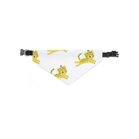 Leopards With Crowns Pattern Bandana -Image by Shutterstock, Medium