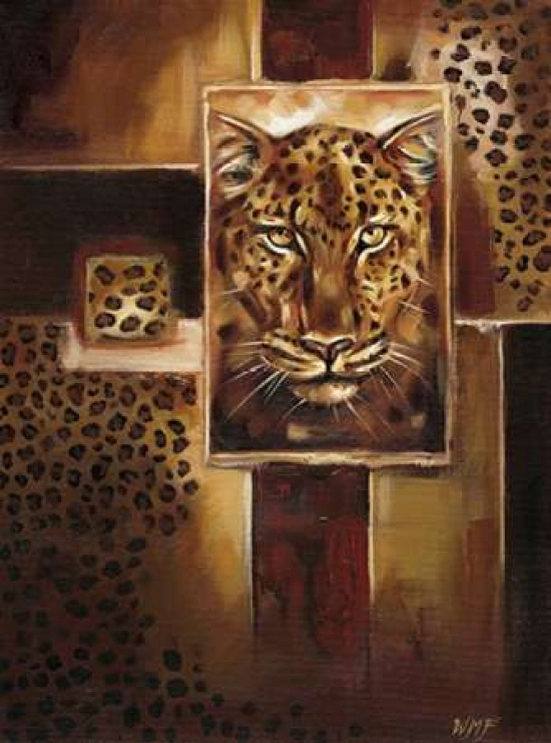 Leopards print Canvas Art - Wendy Fields (18 x 24)