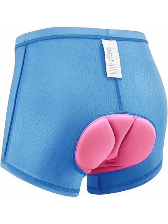 Women's 4D Padded Bike Underwear, Breathable Cycling Liner Shorts for Road & Mountain Biking