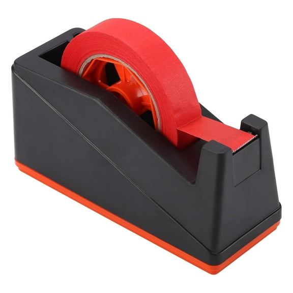Leopcito Black Desktop Tape Dispenser Holder with Large 3 inch Core for Masking Tape, Etc