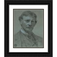 thumbnail image 1 of Leopold Carl Müller 20x24 Black Ornate Framed Double Matted Museum Art Print Titled: Self -Portrait, 1 of 5
