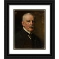 thumbnail image 1 of Leopold Horowitz 20x24 Black Ornate Framed Double Matted Museum Art Print Titled: Portrait of an Old Man (circa 1911), 1 of 5
