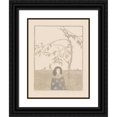 thumbnail image 1 of Leopold Stolba 19x24 Black Ornate Framed Double Matted Museum Art Print Titled: Evening (1906), 1 of 5