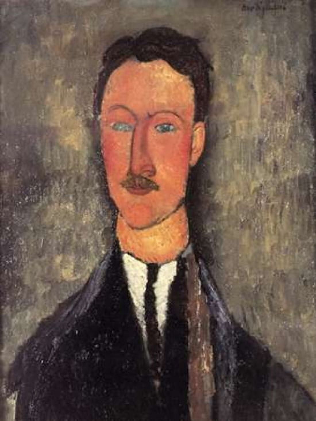 Leopold Survage Canvas Art - Amedeo Modigliani (18 x 24)