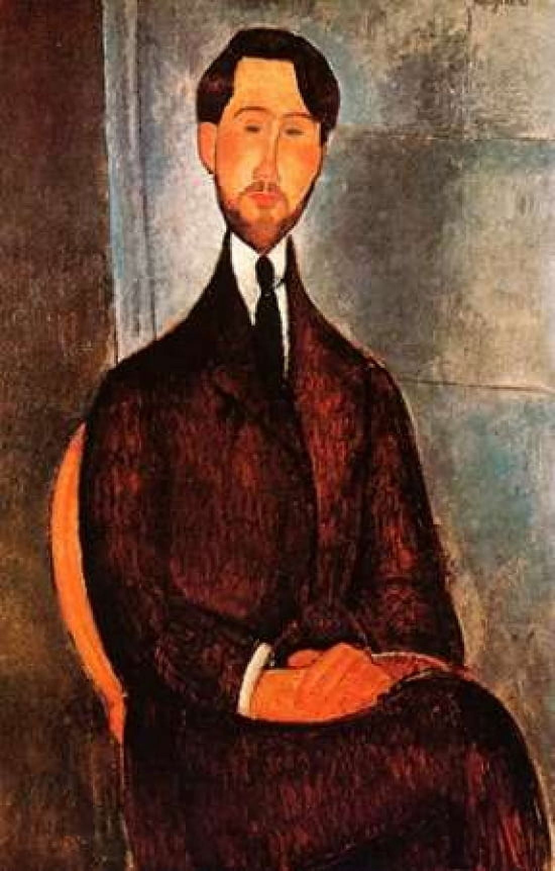 Leopold Zborowski Canvas Art - Amedeo Modigliani (24 x 36)