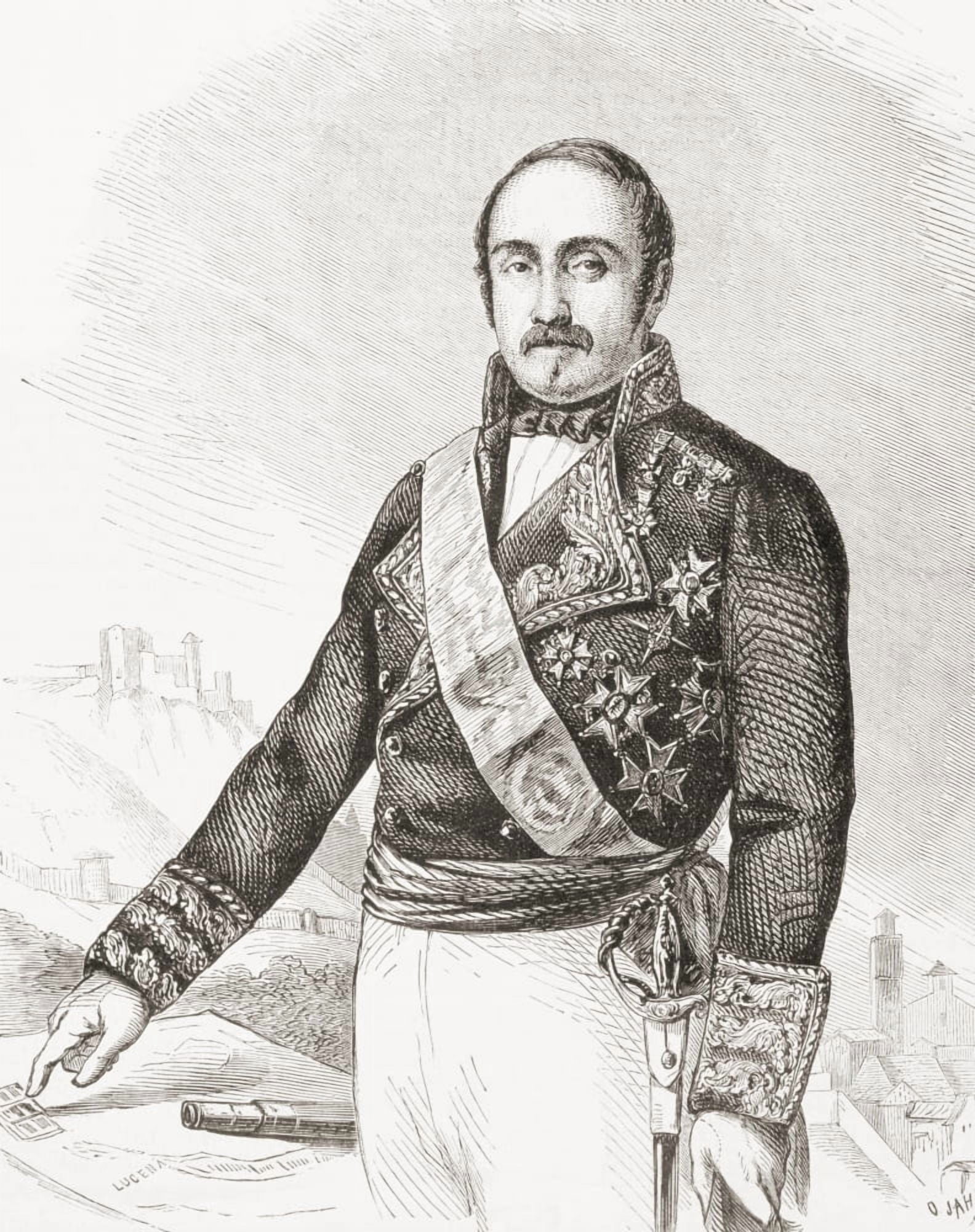 Leopoldo Odonnell Y Joris 1809 Canvas Art - Ken Welsh Design Pics (13 x 16)