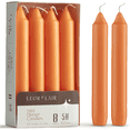 thumbnail image 1 of Leor & Lair Orange Taper Candles - Pack of 8 6" Candles for Fall, Halloween, Thanksgiving, 1 of 3