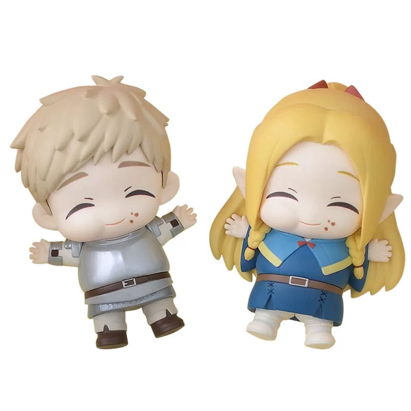 Leos Figure Marcille Figure q Version Lying Anime Figures 8cm/3.1inch Handmade PVC Cartoon Manga Character Model Craft Gift