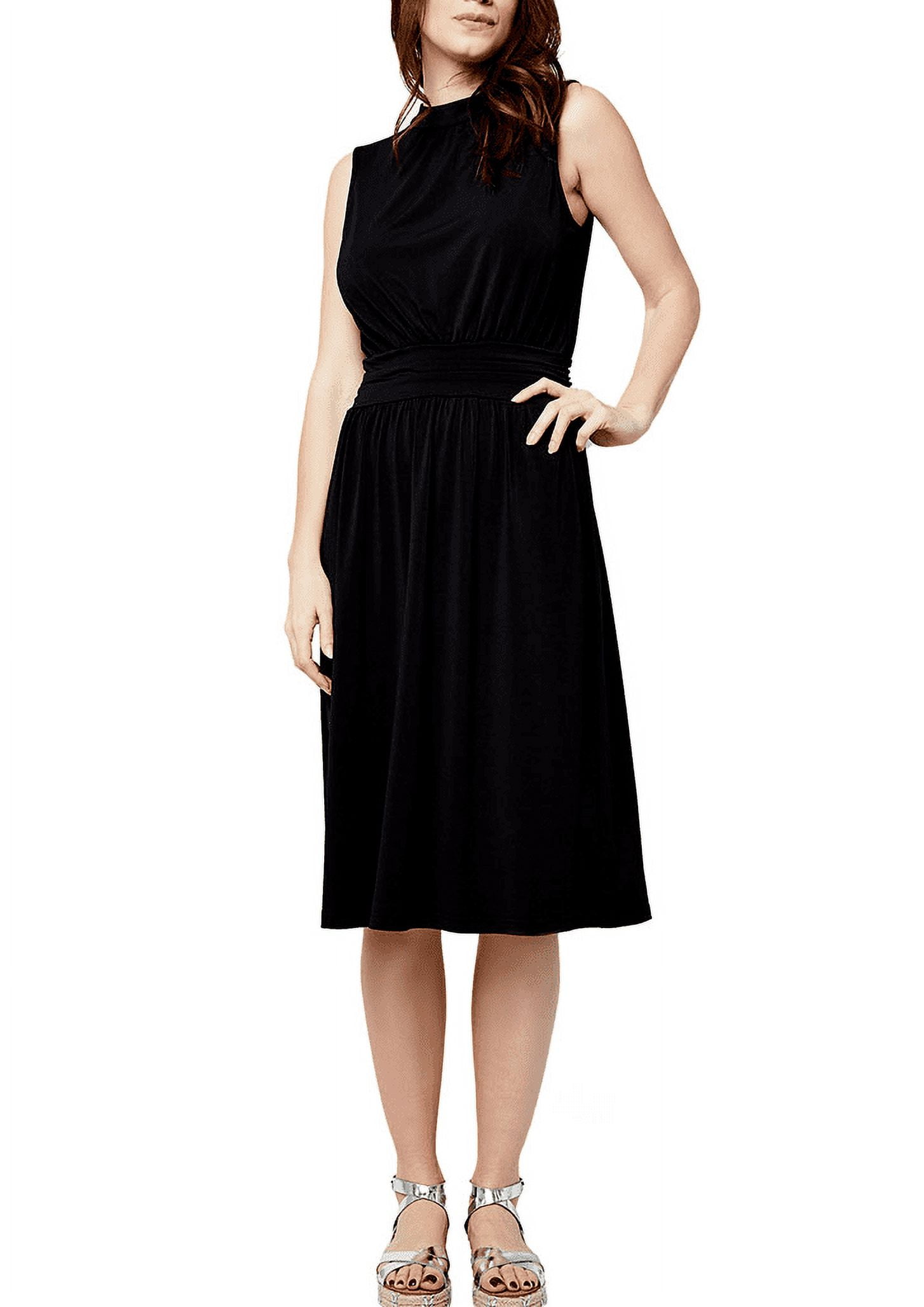 Leota Ladies' Sleeveless Knee Length Dress, Black, XL - Walmart.com
