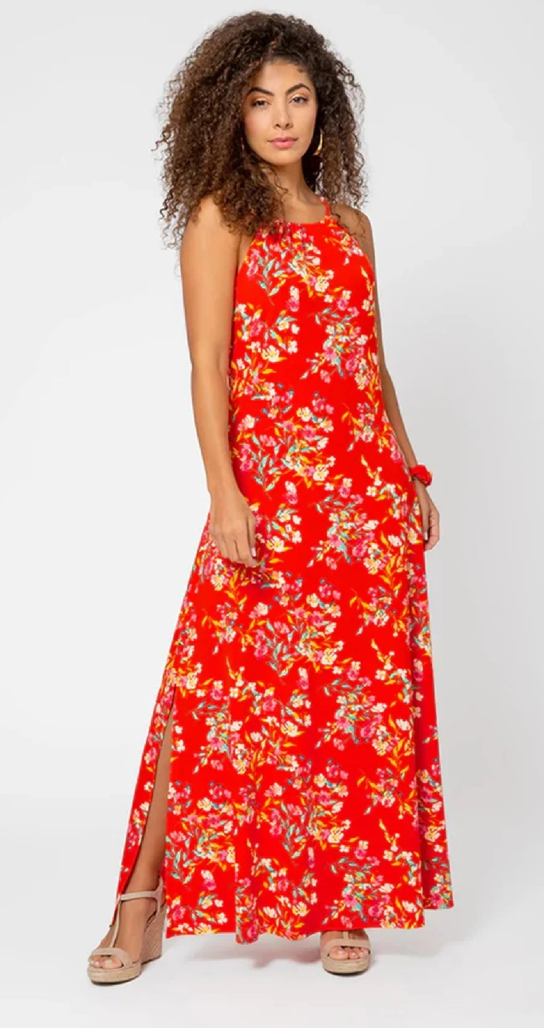 Leota Women's Cameron Floral Maxi Dress Pink Size 3X - Walmart Business  Supplies