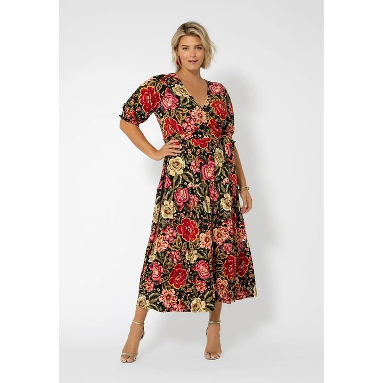 Leota faux hotsell wrap dress