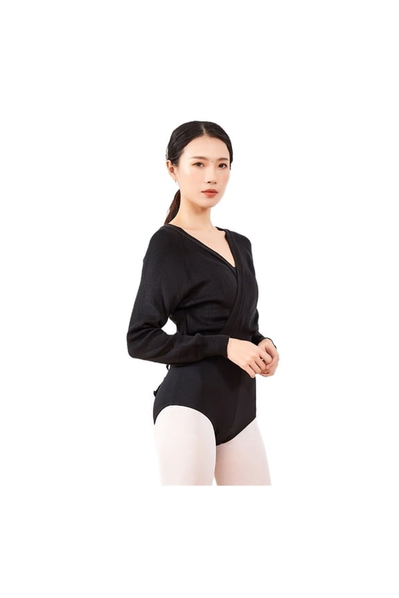 Leotards Coat Ballet Overall Wrap Sweaters Gymnastics Ballet Dance Warm Up Cardigan for Winter