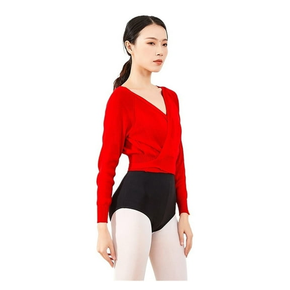 Leotards Coat Ballet Overall Wrap Sweaters Gymnastics Ballet Dance Warm Up Cardigan for Winter