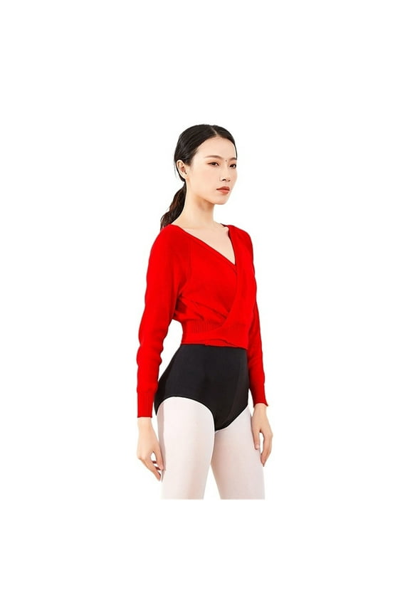 Leotards Coat Ballet Overall Wrap Sweaters Gymnastics Ballet Dance Warm Up Cardigan for Winter