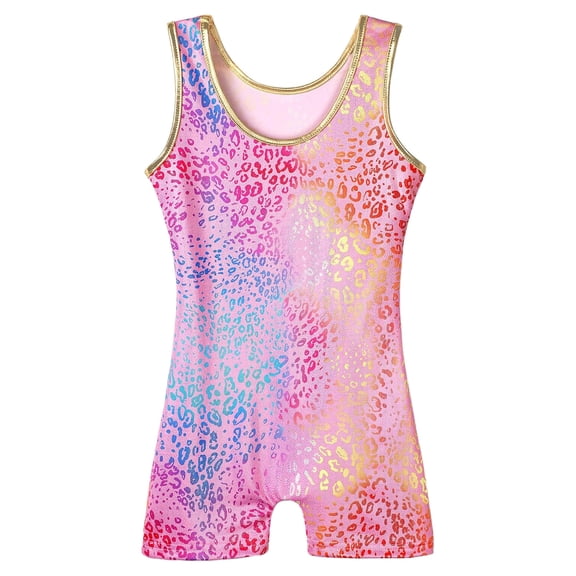 Leotards for Girls Gymnastics 4t 5t Dance Biketards for Kids Child Bodysuit