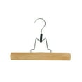 thumbnail image 1 of Leott Home Textile Storage, Solid Wood Hanger Khaki, 1*Solid Wooden Hanger, Clearance!, 1 of 1