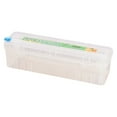 thumbnail image 1 of Leott Plastic Wrap Dispenser with Sliding Cutter, Aluminum Foil Dispenser, Reusable Plastic Wrap Dispenser, Suitable for Plastic Wrap, Tin Foil, Aluminum Foil and Baking Paper, 1 of 6