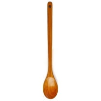Leott Tableware Clearance 16.5 Inch Giant Wood Spoon Long Handled Wooden Spoon for Cooking and Stirring Kitchen Utensil, 1X Cooking Spoon Clearance Sale Yellow