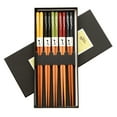 thumbnail image 1 of Leott Tableware Clearance 5 Pairs Japanese Cat Chopsticks Non Slip Kitchen Handmade Gift Set Reusable, 5 Chopsticks Clearance Sale, 1 of 3