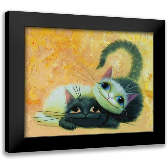 Leov, K 14x12 Black Modern Framed Museum Art Print Titled - My BFF