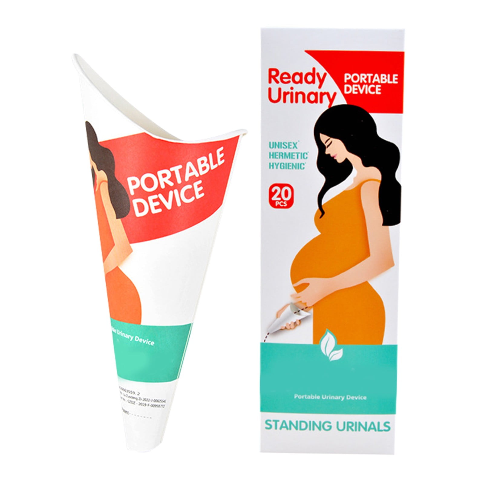 Leozcaa Female Standing Urination Device Disposable Silicone Female Urinal Foolproof Women Pee