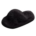 thumbnail image 1 of Leozcaa Girl's House Slippers Soft Non Slip Cross Band Slip on Open Toe Cozy Indoor Outdoor Slippers, 1 of 6