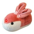 thumbnail image 1 of Leozcaa Girls Bunny Slippers Cute Rabbit Warm Plush Winter House Shoes Cozy Memory Foam Fuzzy Slipper, 1 of 5