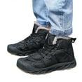 thumbnail image 1 of Leozcaa Kids Hiking Boots Waterproof Durable TPR Traction Outsole Anti-Skid Athletic Lace Up Hiking Shoes, 1 of 7