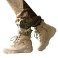 thumbnail image 1 of Leozcaa Men's Waterproof Hiking Boots Outdoor Mid Trekking Lightweight High Top Mountaineering Shoes, 1 of 5