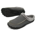 thumbnail image 1 of Leozcaa Mens Winter Slipper Indoor Outdoor Breathable Memory Foam Clog House Shoe Warm Mule with Wide Widths, 1 of 7
