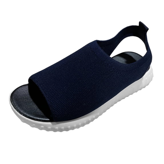 Leozcaa Sandals for Women 2025 Outdoor Hiking Walking Shoes Comfortable Summer Beach Flat Footwear