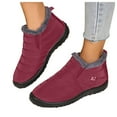thumbnail image 1 of Leozcaa Snow Boots for Womens Warm Lined Winter Ankle Boots Waterproof Outdoor Booties Comfortable Shoes, 1 of 6