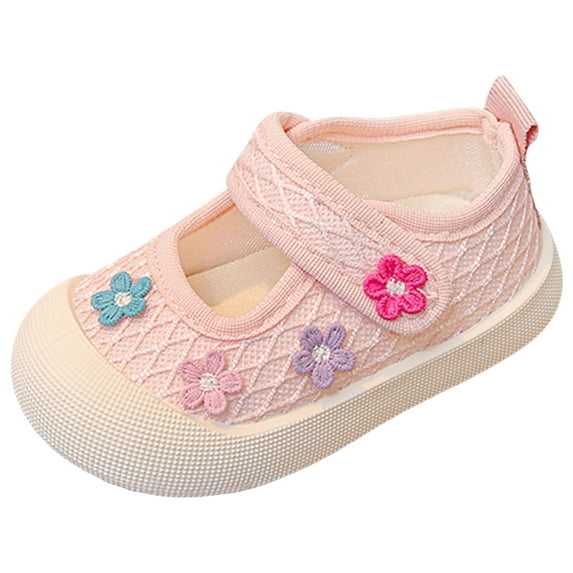 Leozcaa Toddler Walking Shoes Slip On Toddler Shoes Boys Girls Kids Sports Sneakers Casual Barefoot Shoes